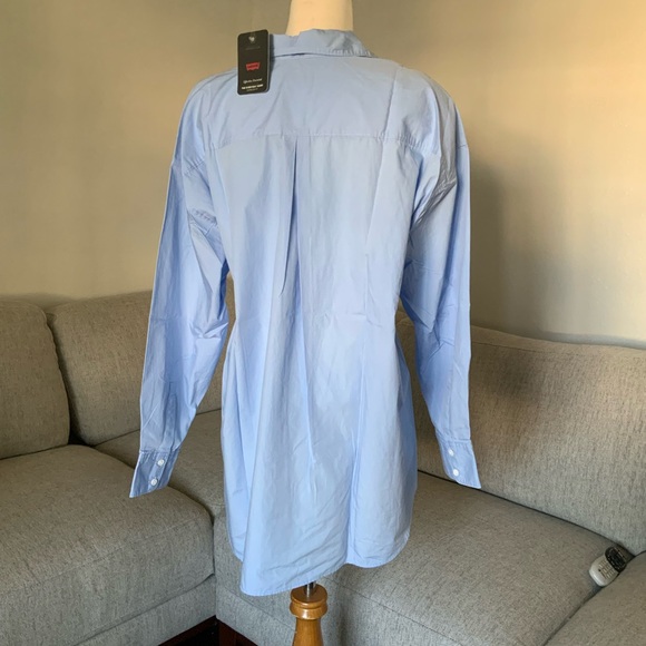 Levi's Sky Blue Casual Button Down Shirt - Picture 3 of 4